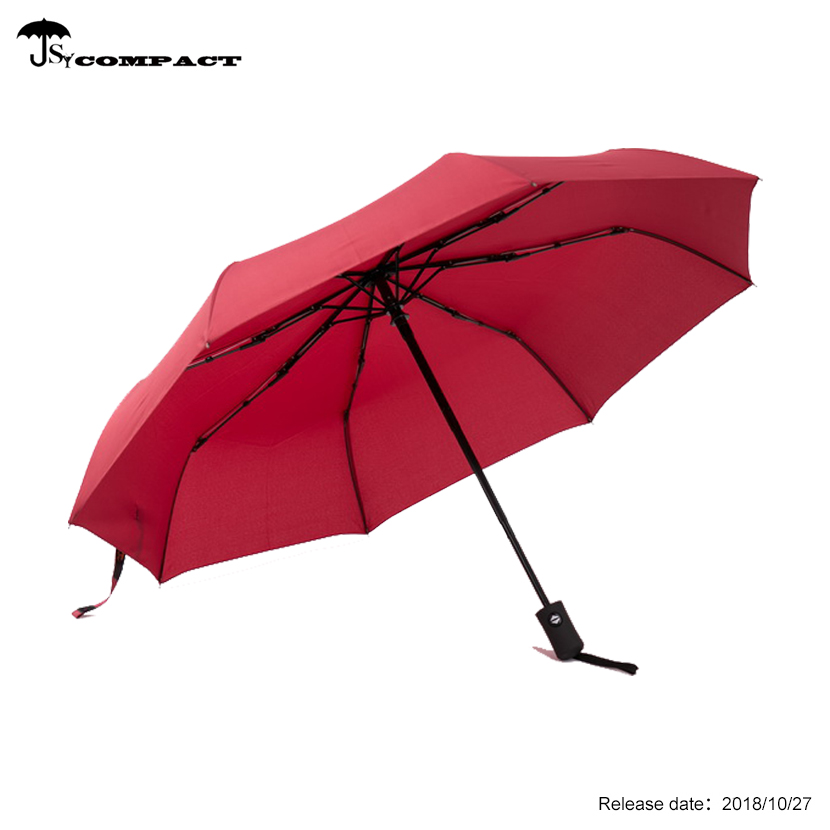 sy compact Automatic travel umbrella （Red）