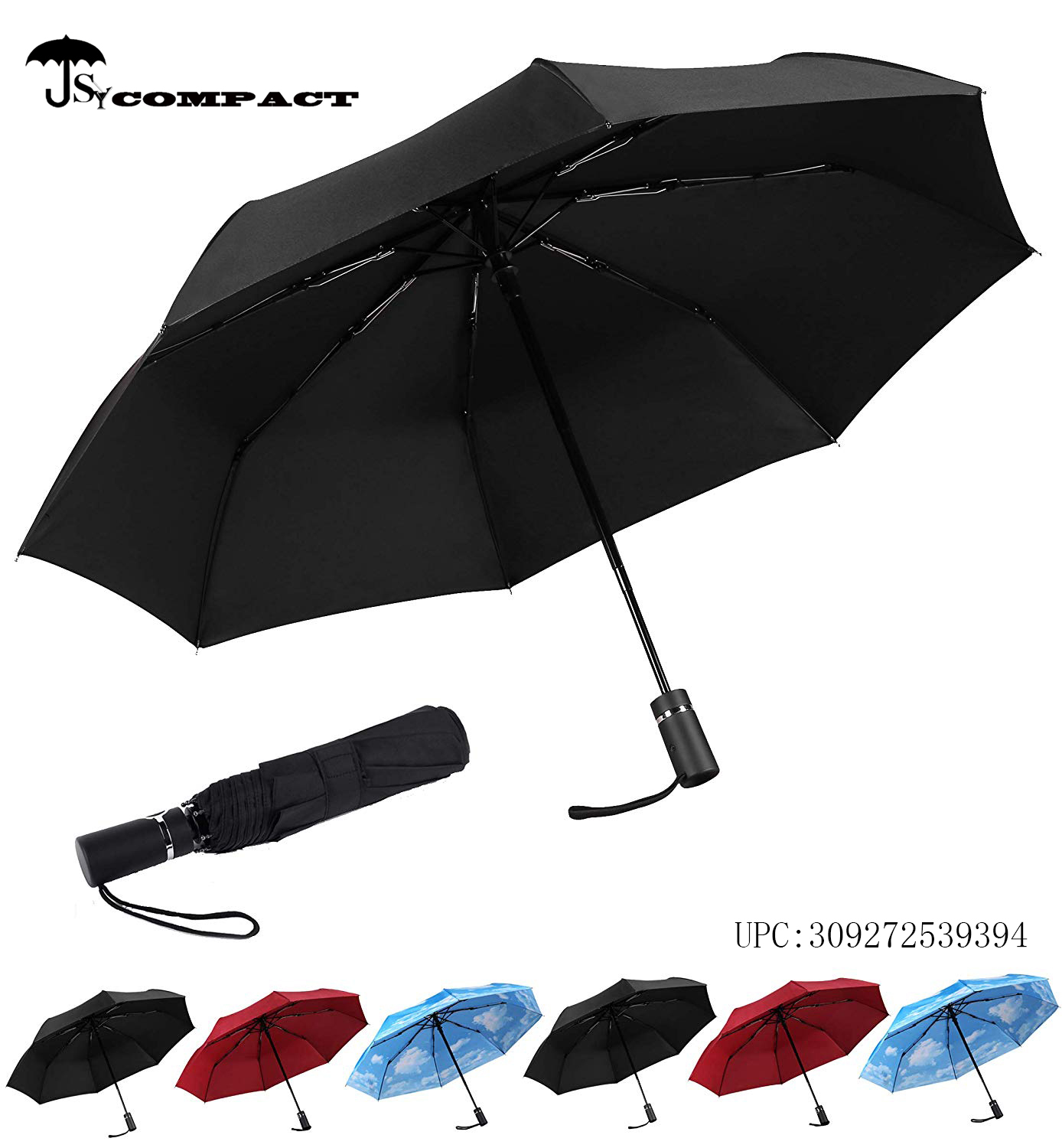 SY COMPACT Travel Umbrella Automatic Windproof Umbrellas-Factory Store
