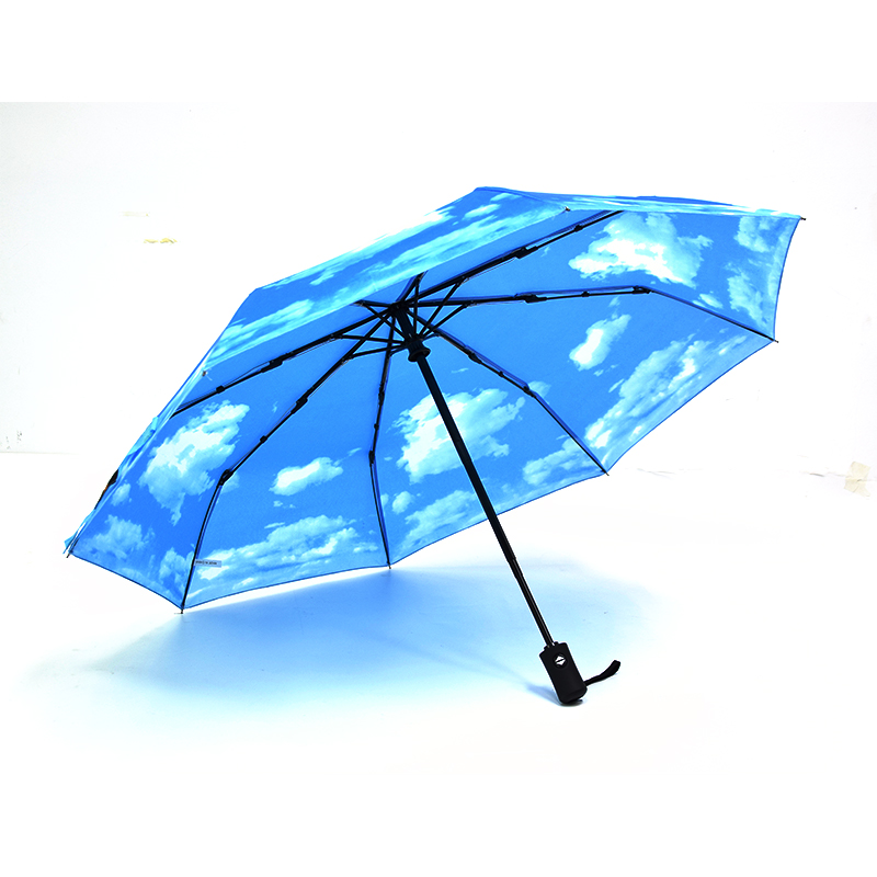 Blue sky and white c